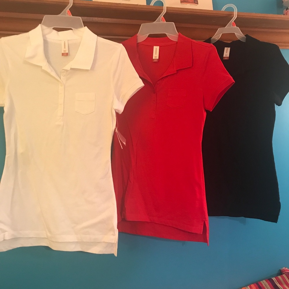 Set of Three Polos
